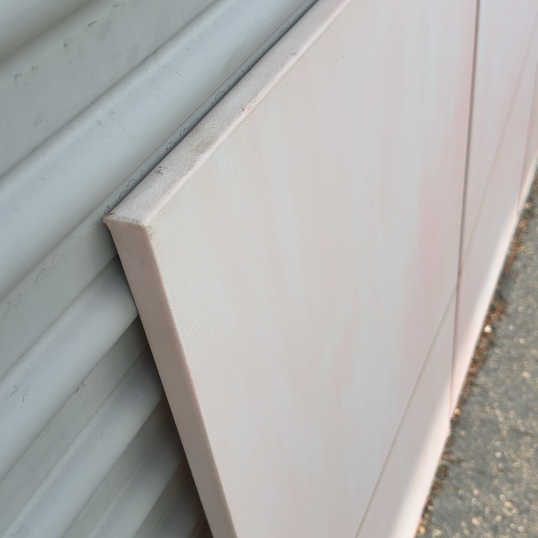 3-Piece Original Art 36" Tall, 72" Wide Pink / Gold
