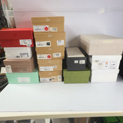 Lot of 14 Designer Shoe Boxes - Gucci, Dior, Louboutin, Jimmy Choo,...