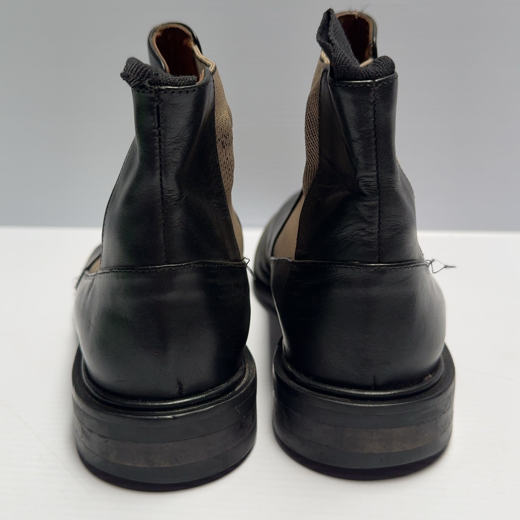 ATP Atelier Clivia Chelsea Leather Boots Size 38 (US 8 ) Vibram Soles
