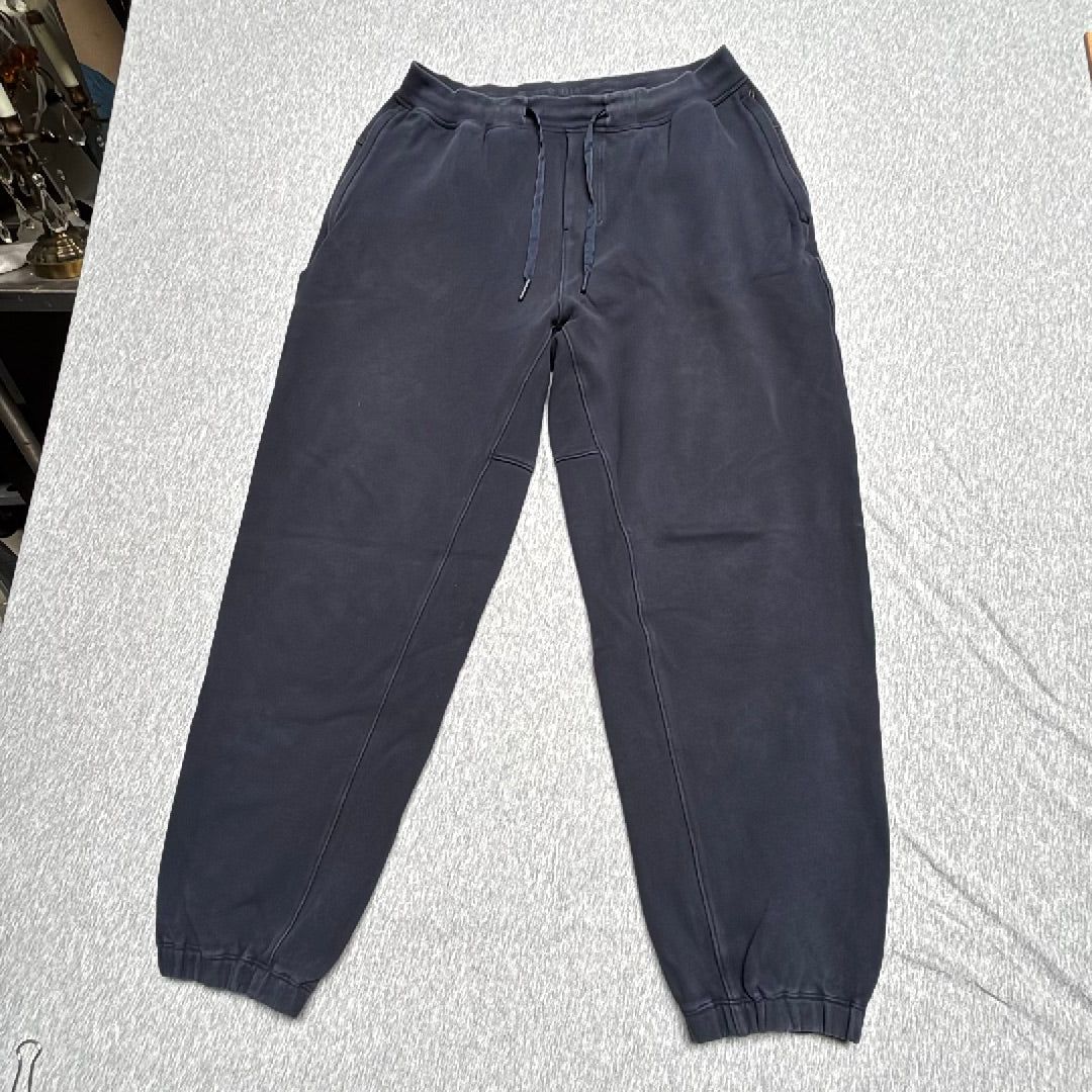 Lululemon Mens City Sweat Jogger Washed Navy Blue Medium