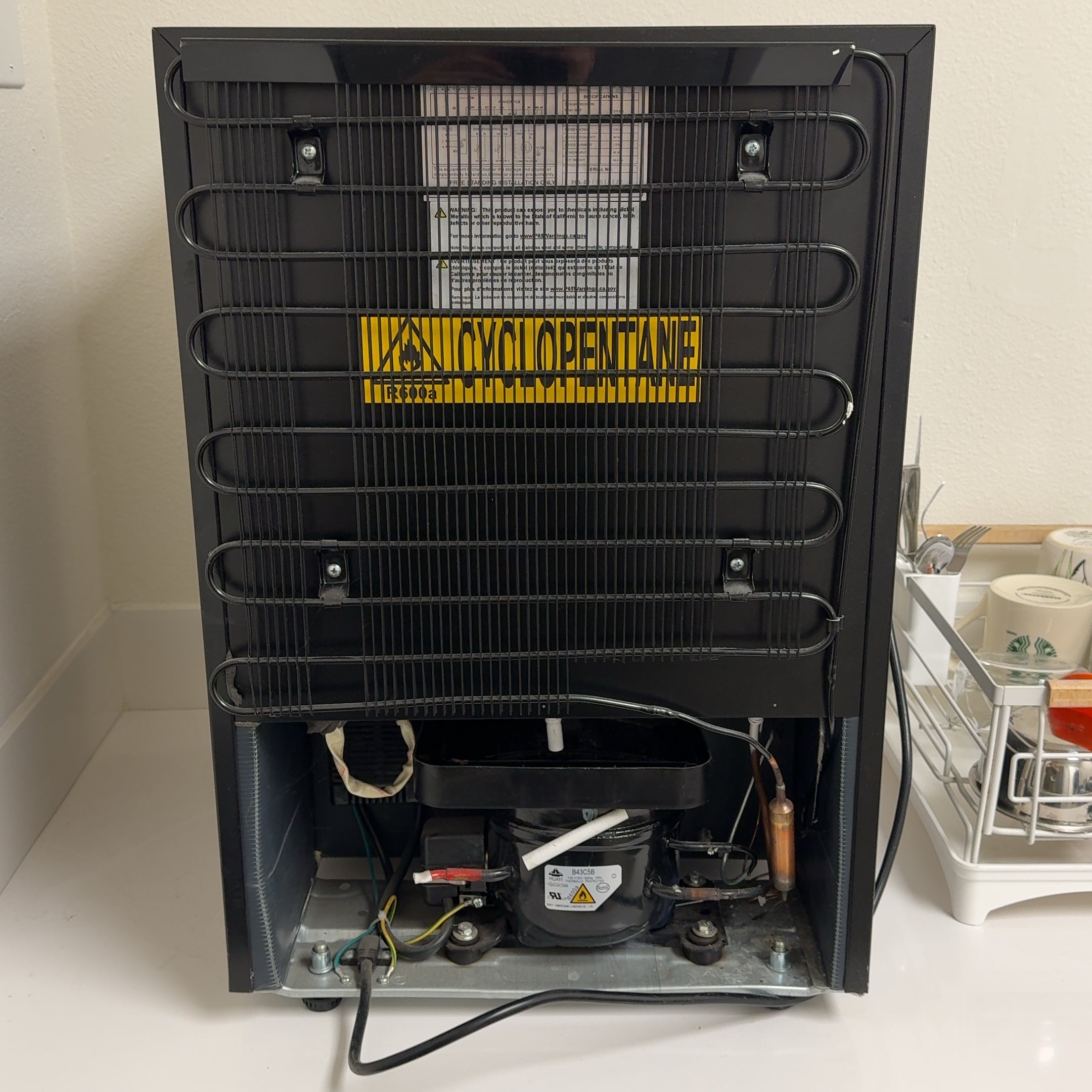 Summit Compact Beverage Center Mini Fridge Model SCR112L