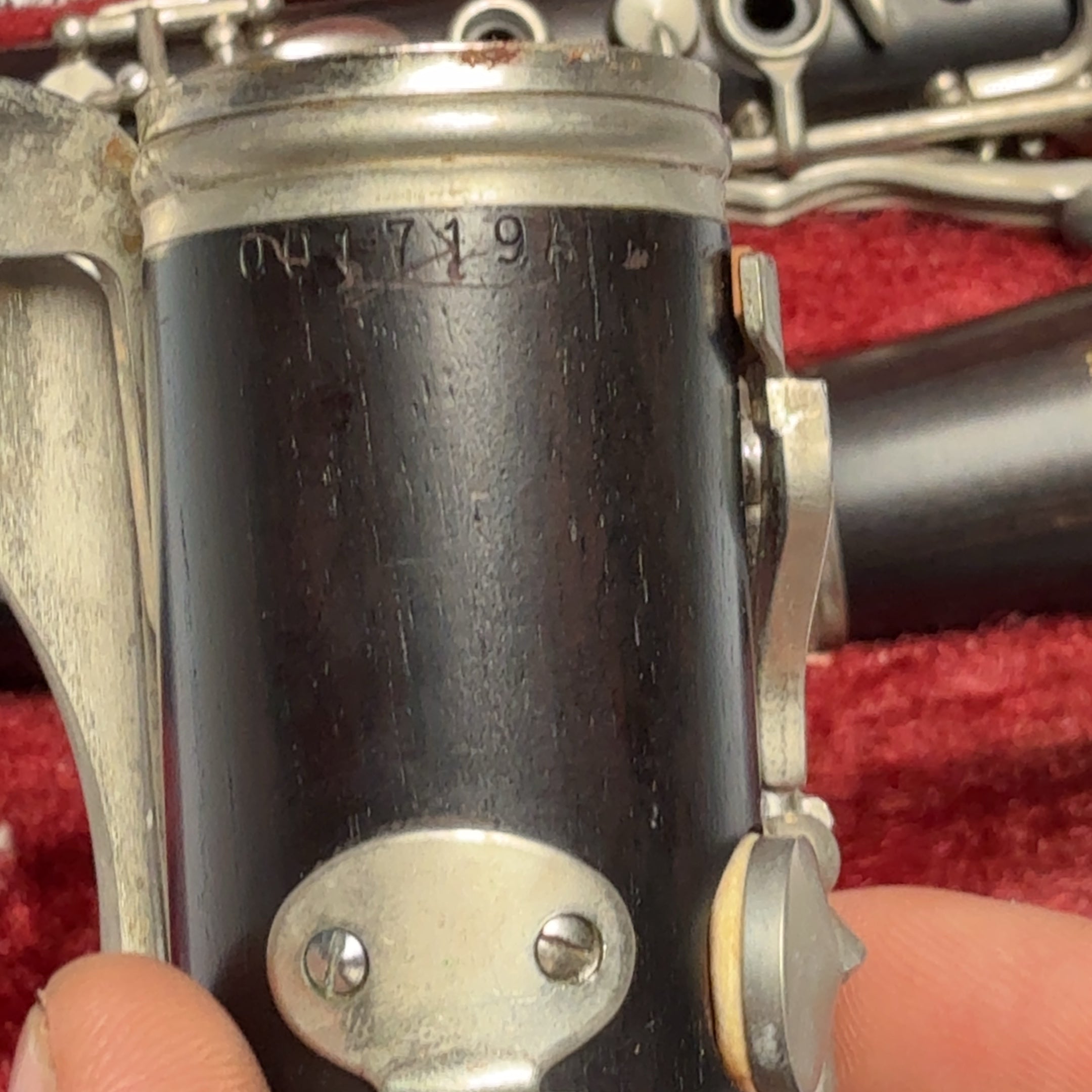 Yamaha Nippon Gakki YCL 34 Wood Clarinet With Mouthpiece + Original Hard Case