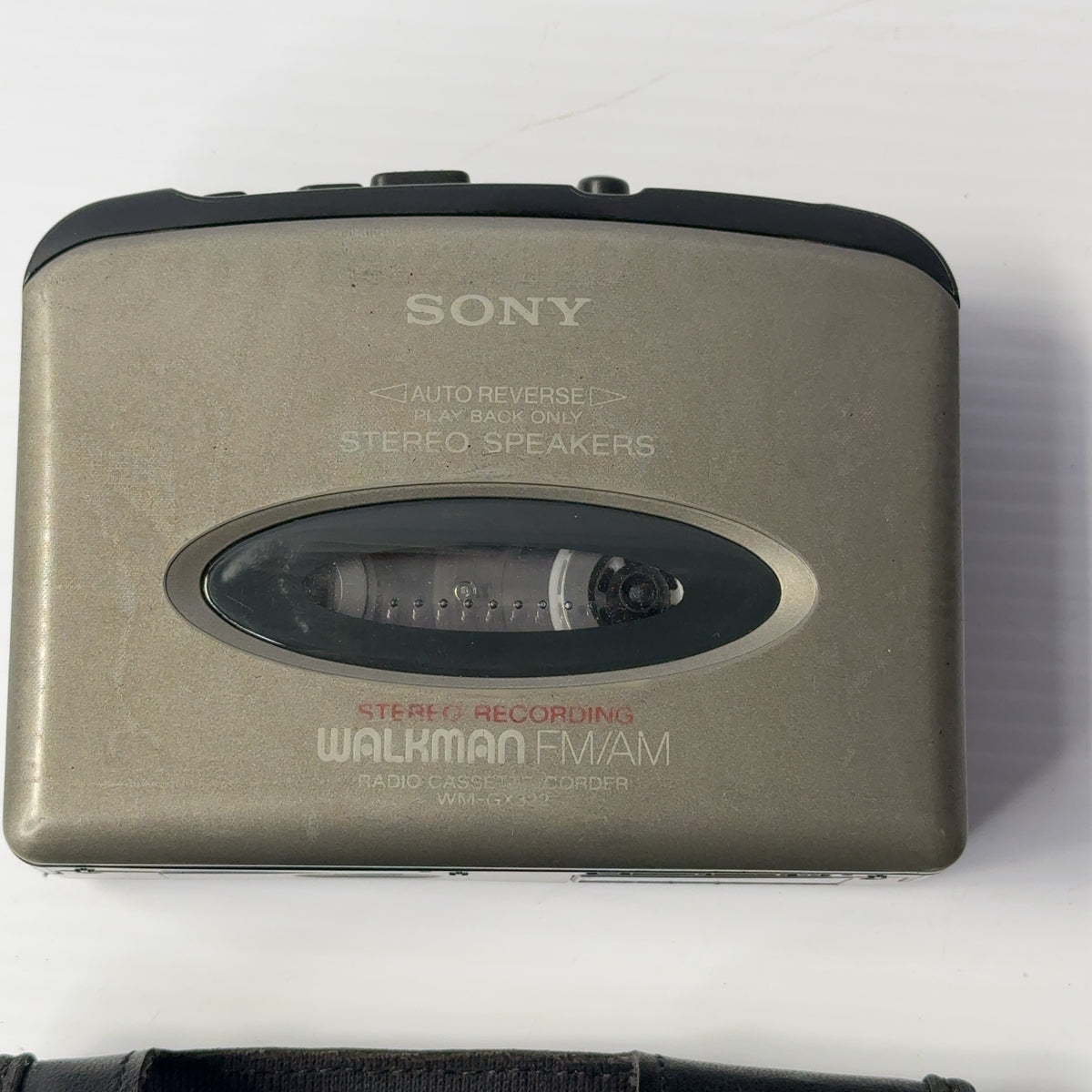 Sony WM-GX322 Walkman Radio Cassette Recorder w/ Case Tape Not Working
