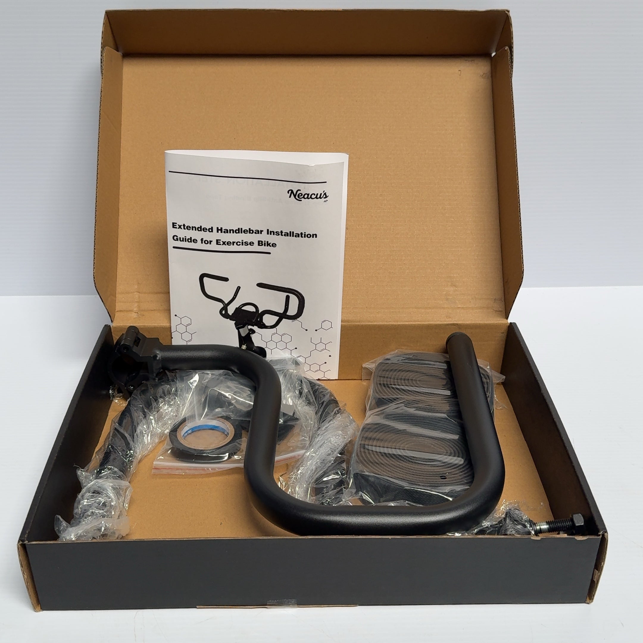 Neacus U-Shaped Exercise Bike Handlebar Extenders NEW!