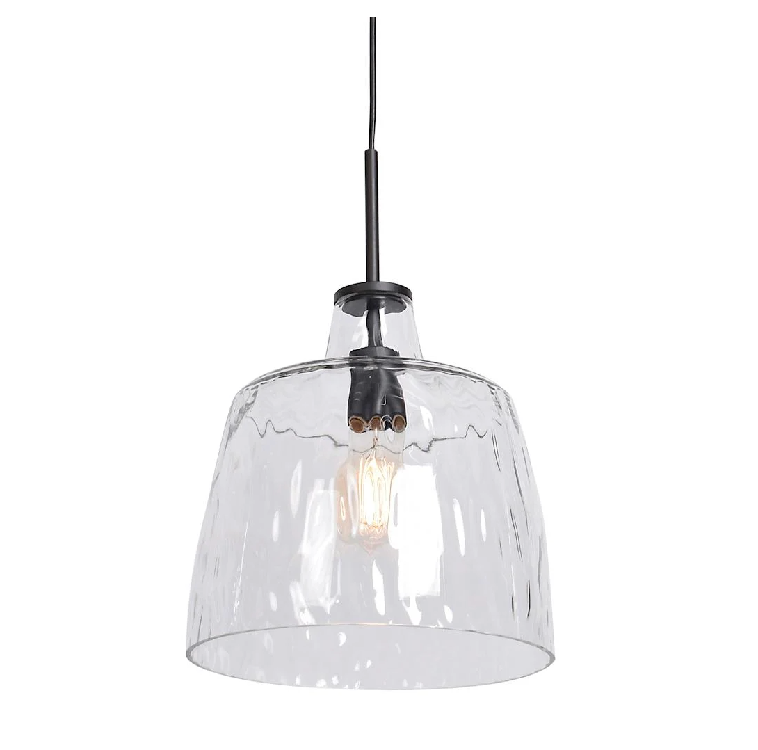 Access Lighting 50938/CLR Simplicite 1 Light 11"W Pendant - Clear / Black
