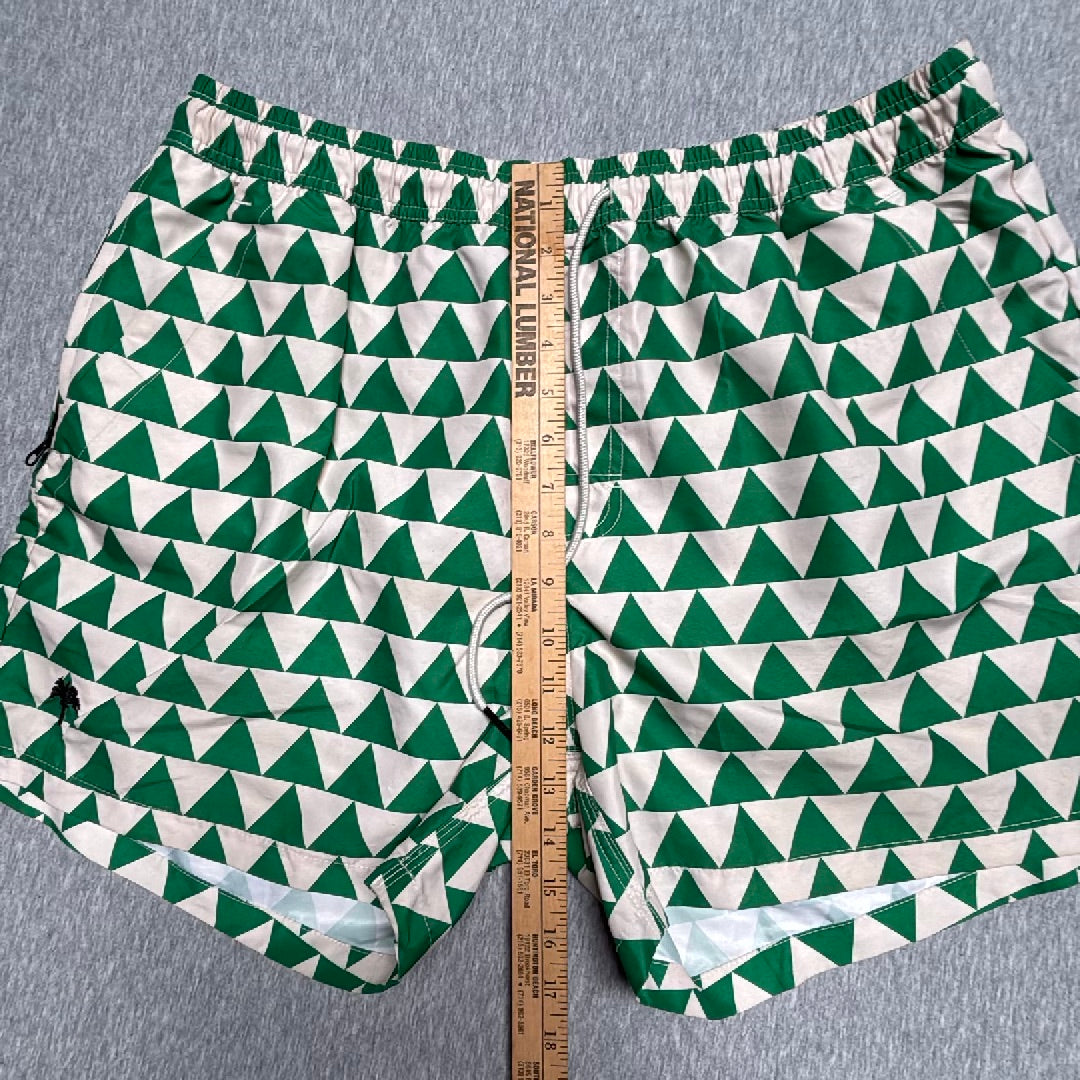 OAS The Resort Swim Short Triangle Jungle Swim Trunks Sz. XXL