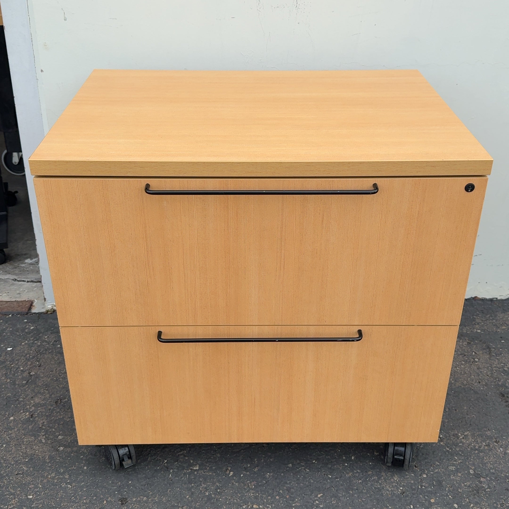 Rolling 2-Drawer File Cabinet Heavy Duty!