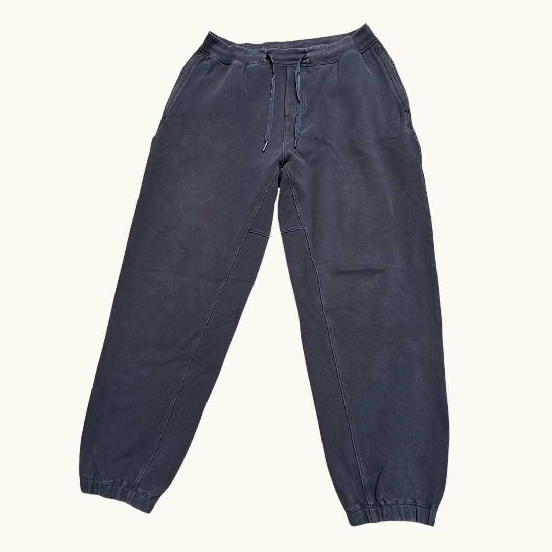 Lululemon Mens City Sweat Jogger Washed Navy Blue Medium