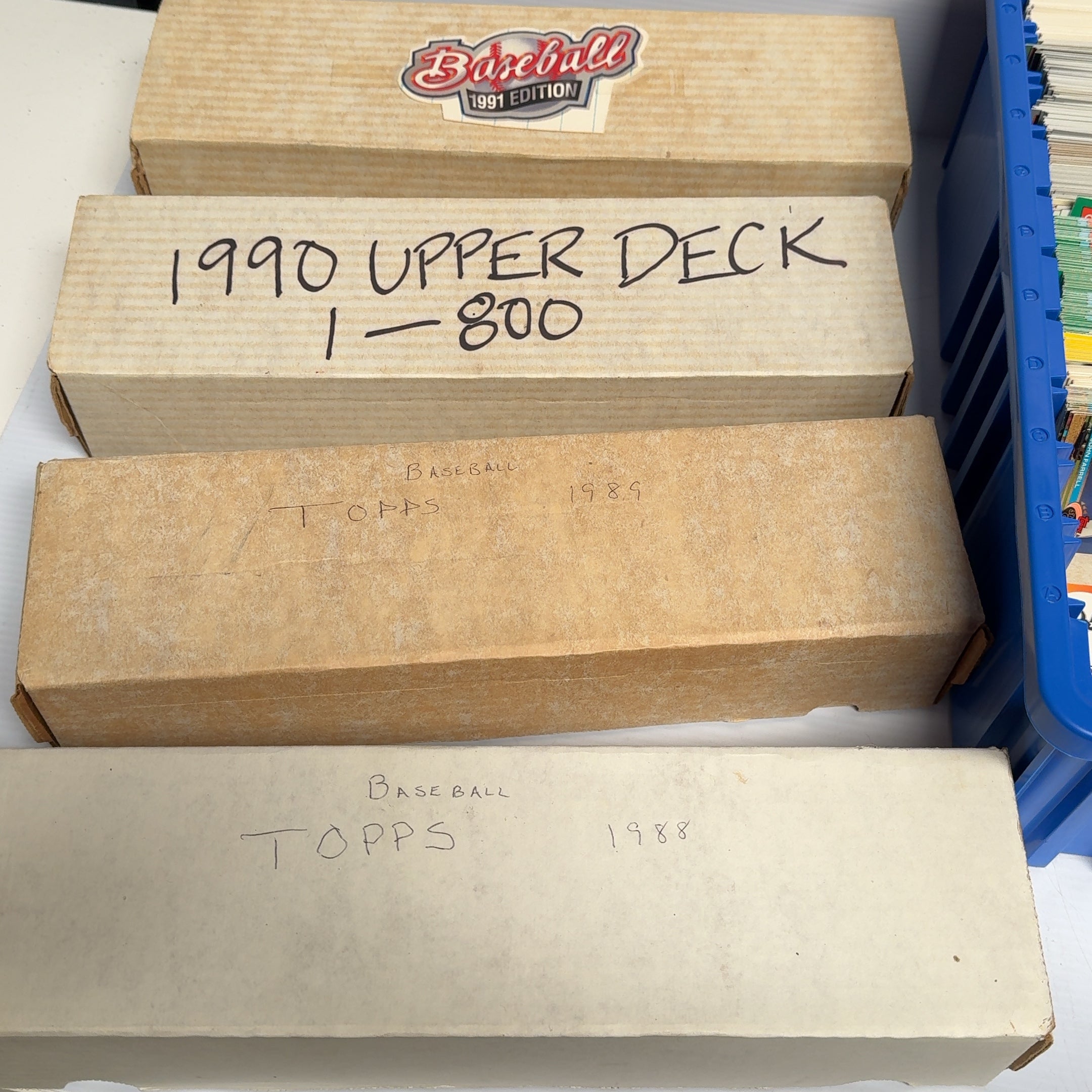 Lot of Baseball Cards Late 80's-Early 90's Mostly Commons Topps, Fleer, UD...