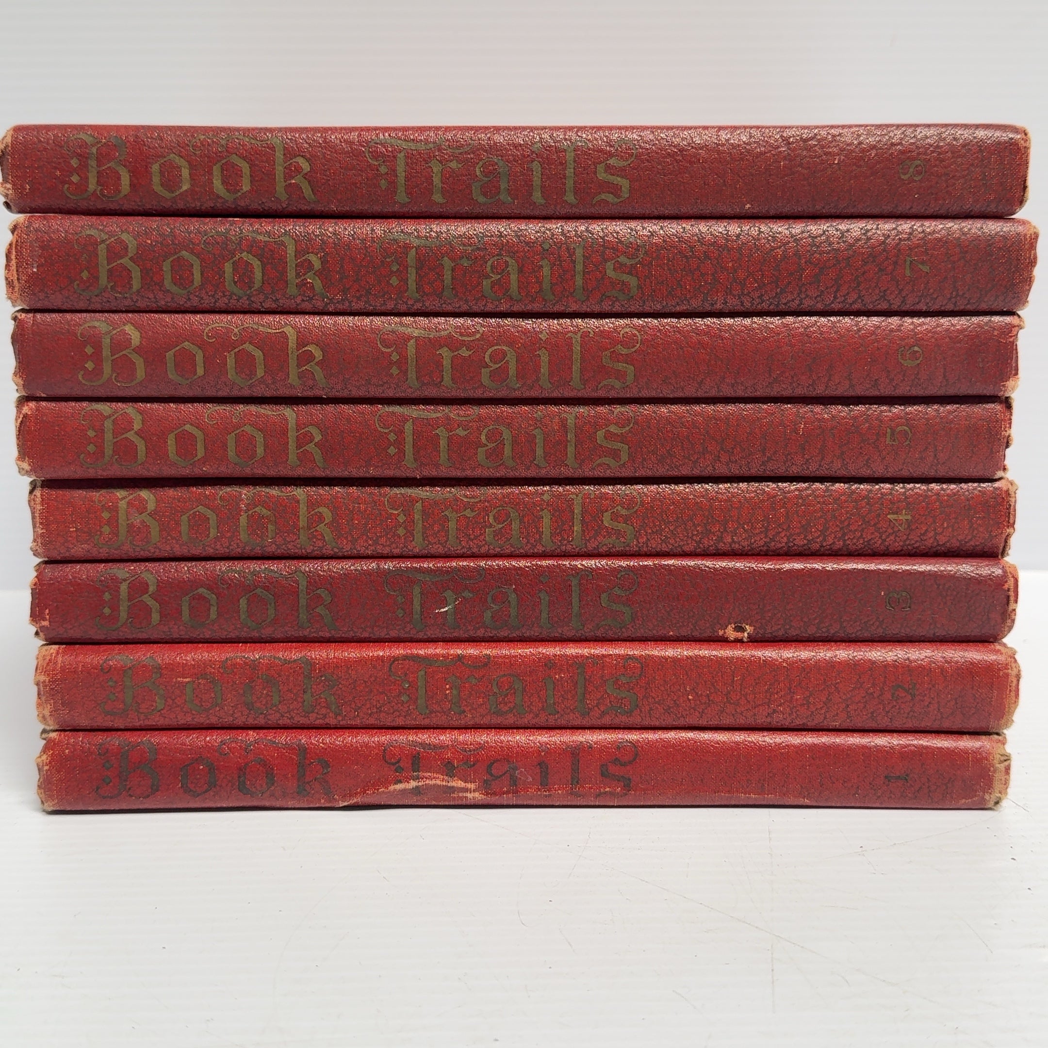 Book Trails Complete 8 Volume Set 1946 Edition (1928) Shepard & Lawrence Inc