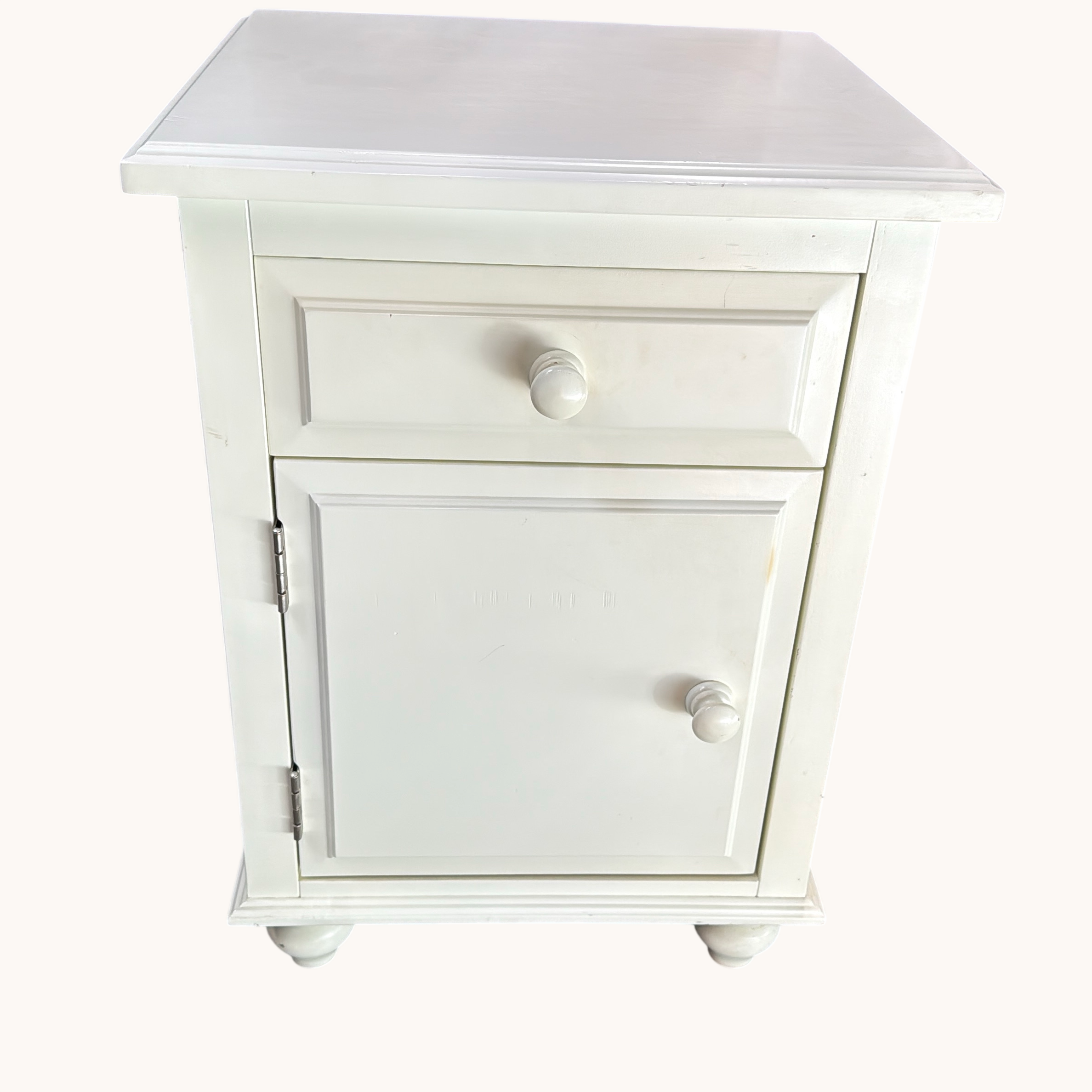 White Wood Night Stand