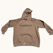 Essentials Fear Of God Pullover Hoodie Size Medium Brown