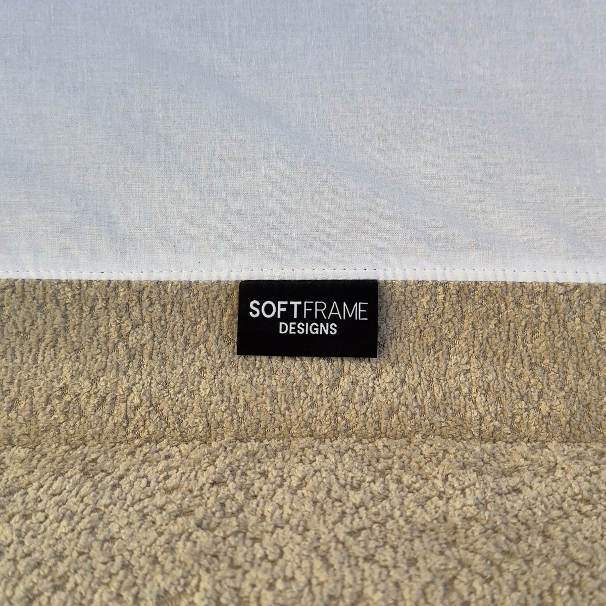 SoftFrame Designs Upholstered Twin Bed Frame Made in USA