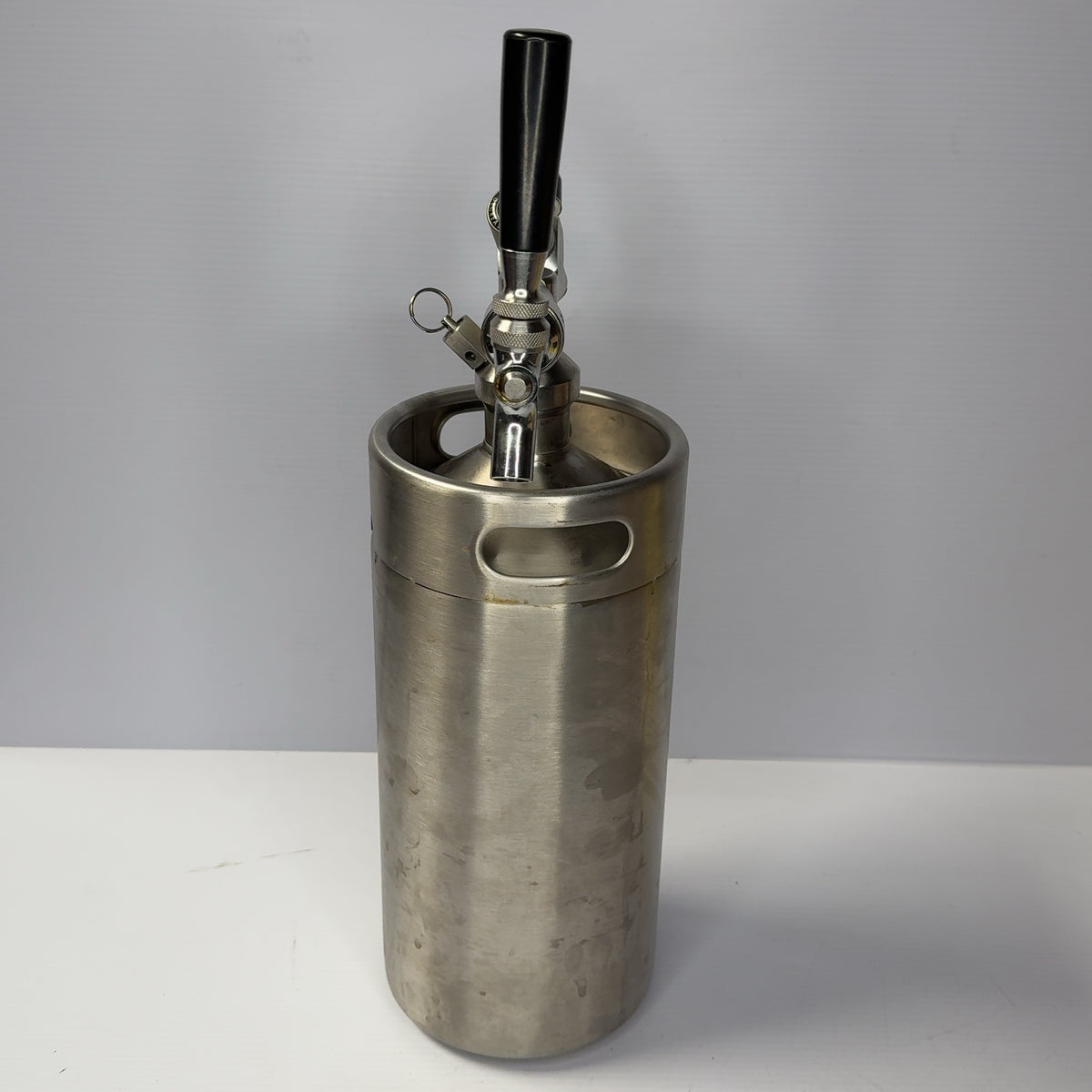 Mini Stainless Steel Beer Keg, Portable Home Dispenser System