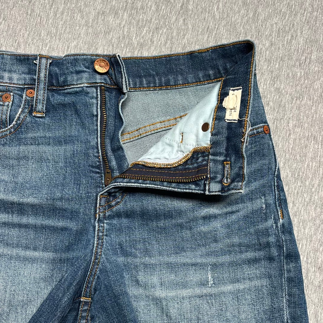 Madewell High-Rise Denim Shorts Raw Hem Sz. 24