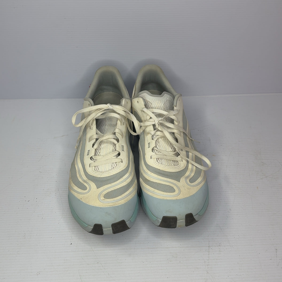 On Cloudflow 5 Mens Running Shoes Glacier Luminary Blue White Size 13