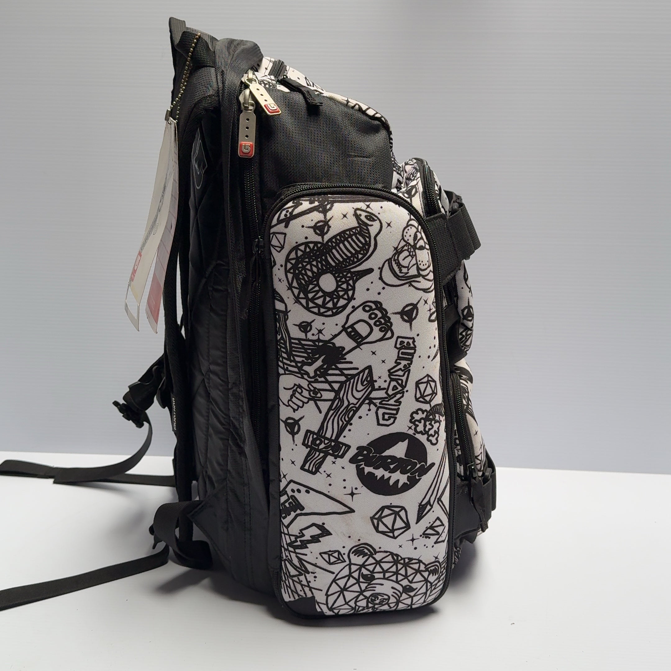 Burton Skate / Snow Doodle Design Backpack w/ Built in Speakers!