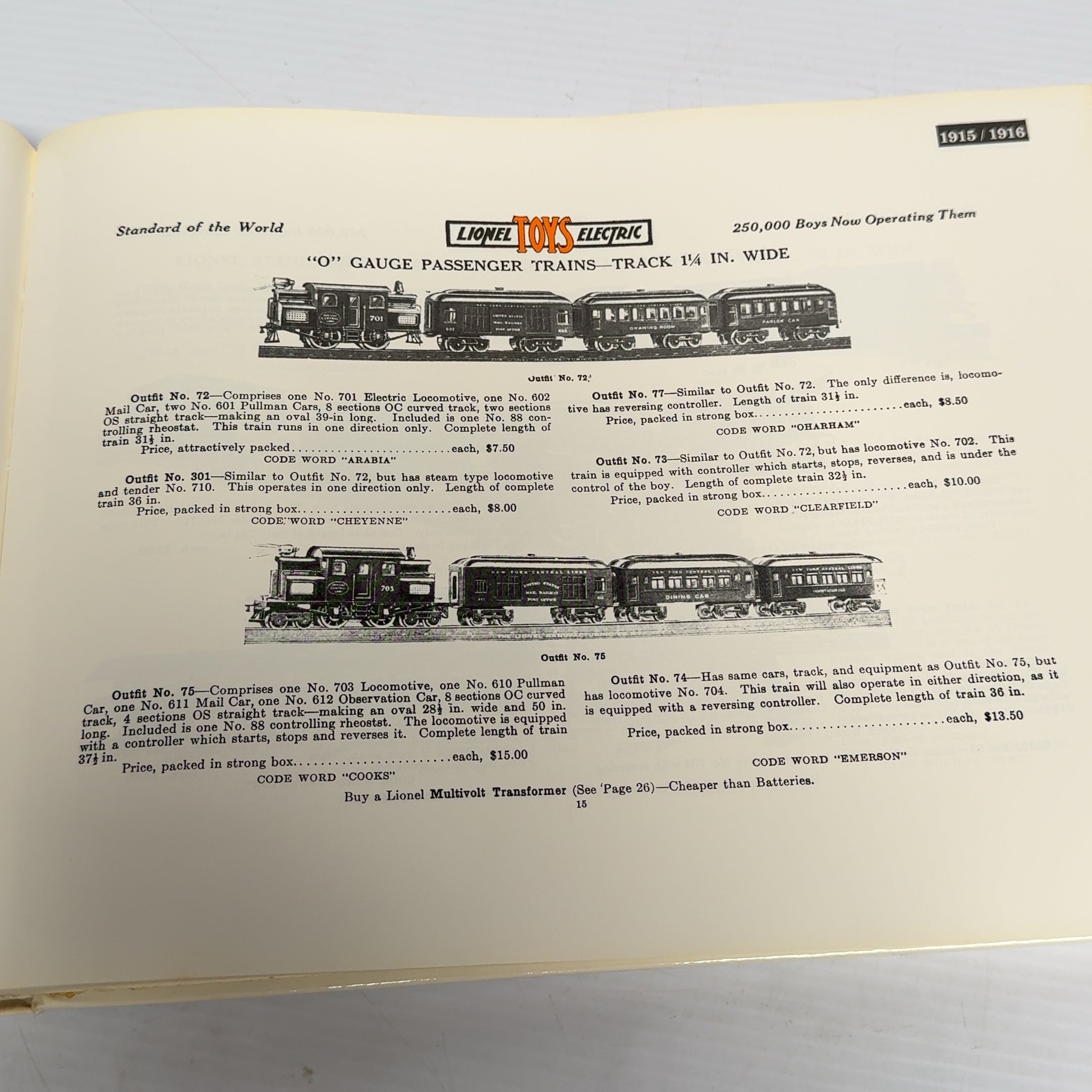 Greenberg's Lionel Catalogue Book 1902-1922 First Edition HC Bruce C. Greenberg
