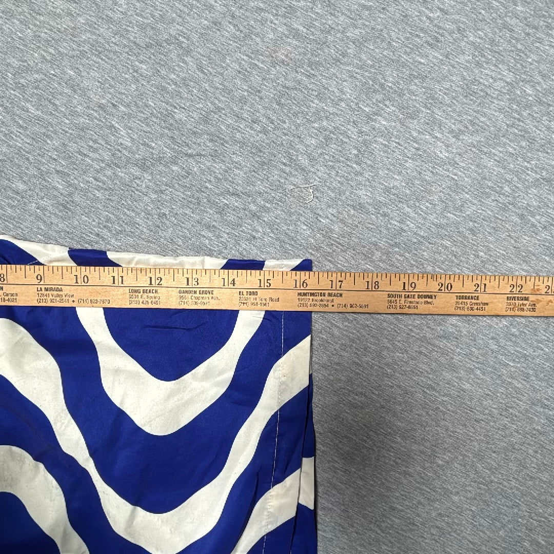 OAS The Resort Swim Short Blue Rippling Swim Trunks Sz. XXL