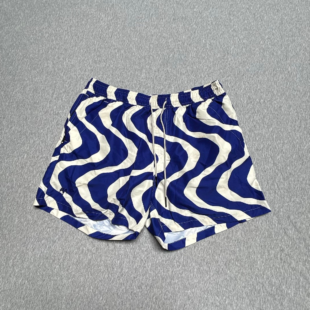 OAS The Resort Swim Short Blue Rippling Swim Trunks Sz. XXL