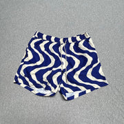 OAS The Resort Swim Short Blue Rippling Swim Trunks Sz. XXL