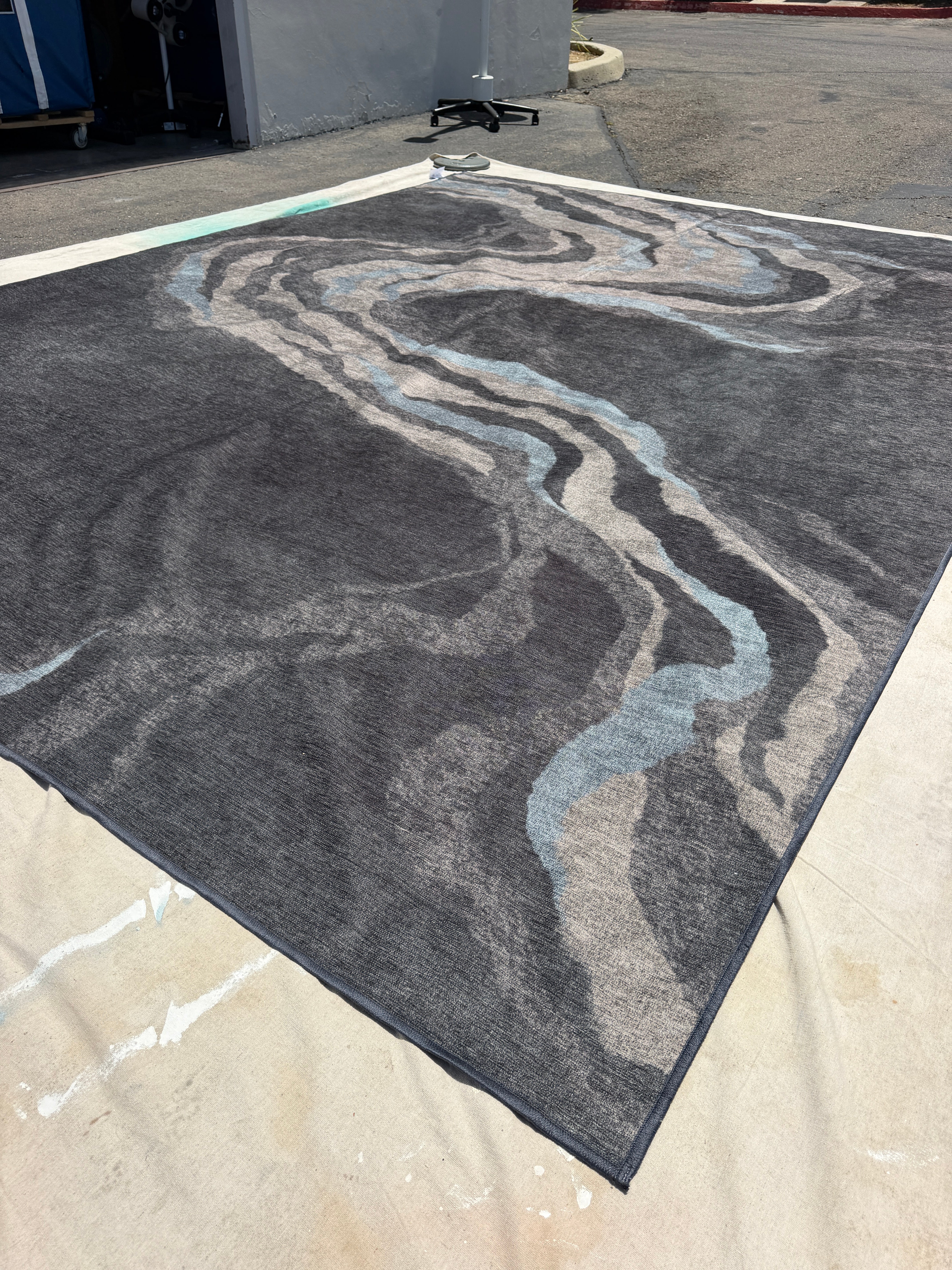 Ruggable Kaveri Smoke 9x12 Washable Rug + Pad