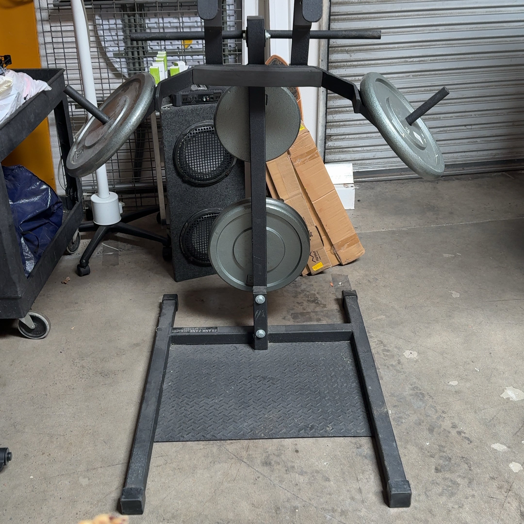 RARE! Frank Zane Leg Blaster Full Set Up w/ 400 lbs. of CAP Weights