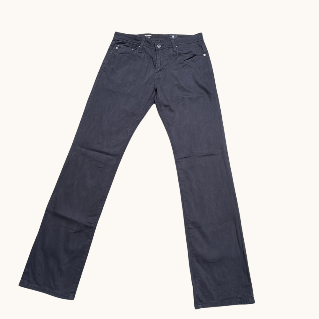 AG Adriano Goldschmied The Everett Slim Straight Pants Navy Blue 31x32