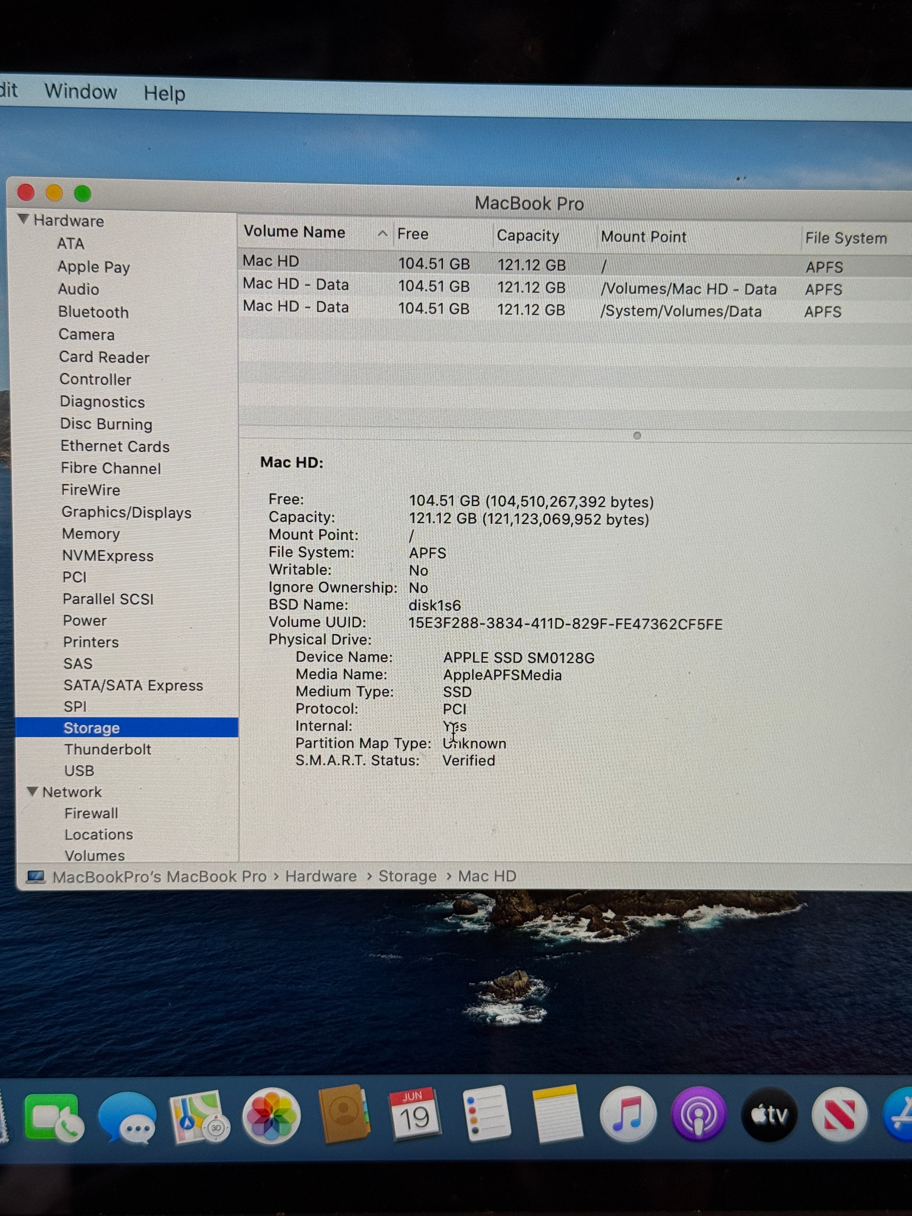 Apple 13" MacBook Pro A1502 E2015 I5 5257U 2.7GHz 8GB RAM 120GB SSD Monterey