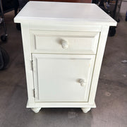 White Wood Night Stand