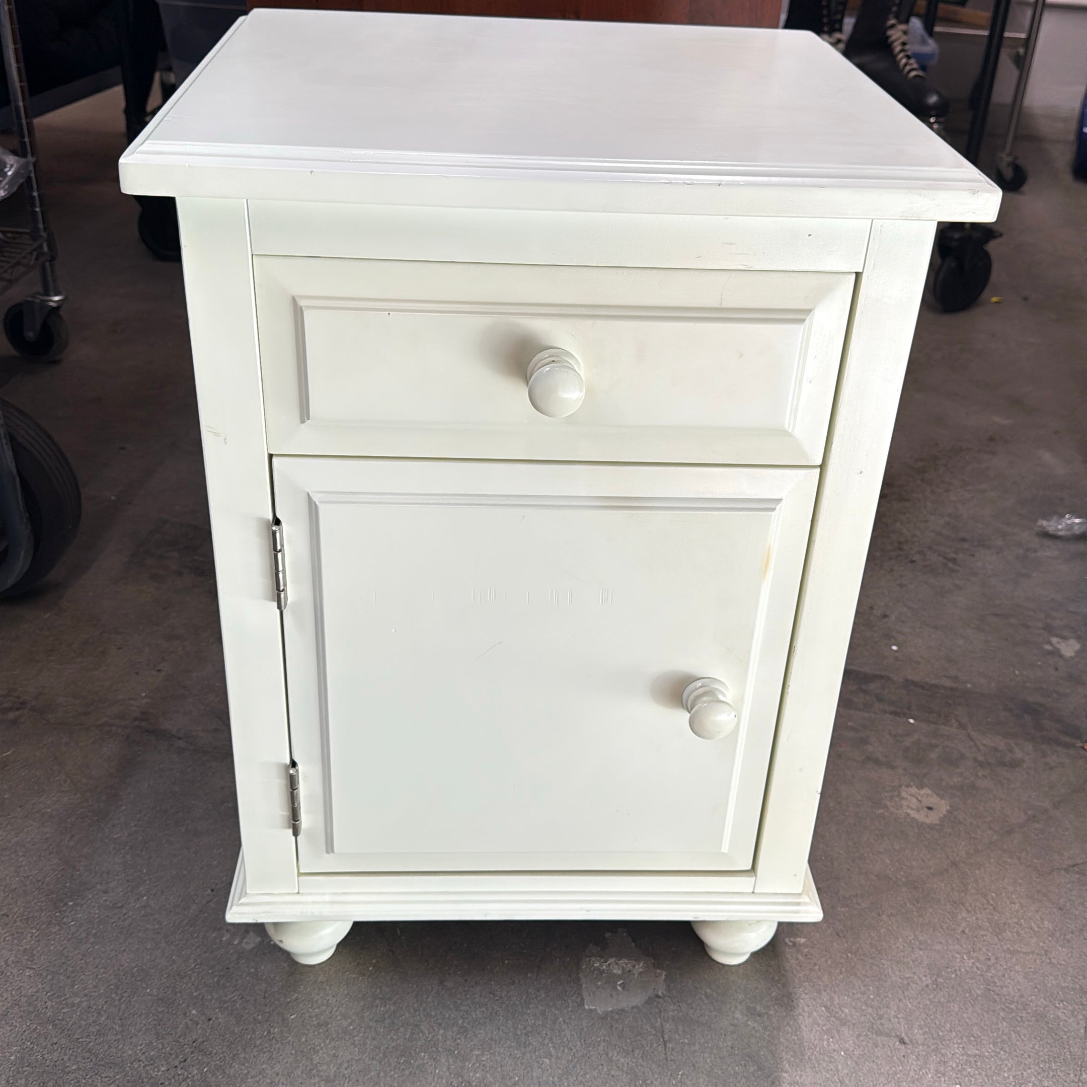 White Wood Night Stand