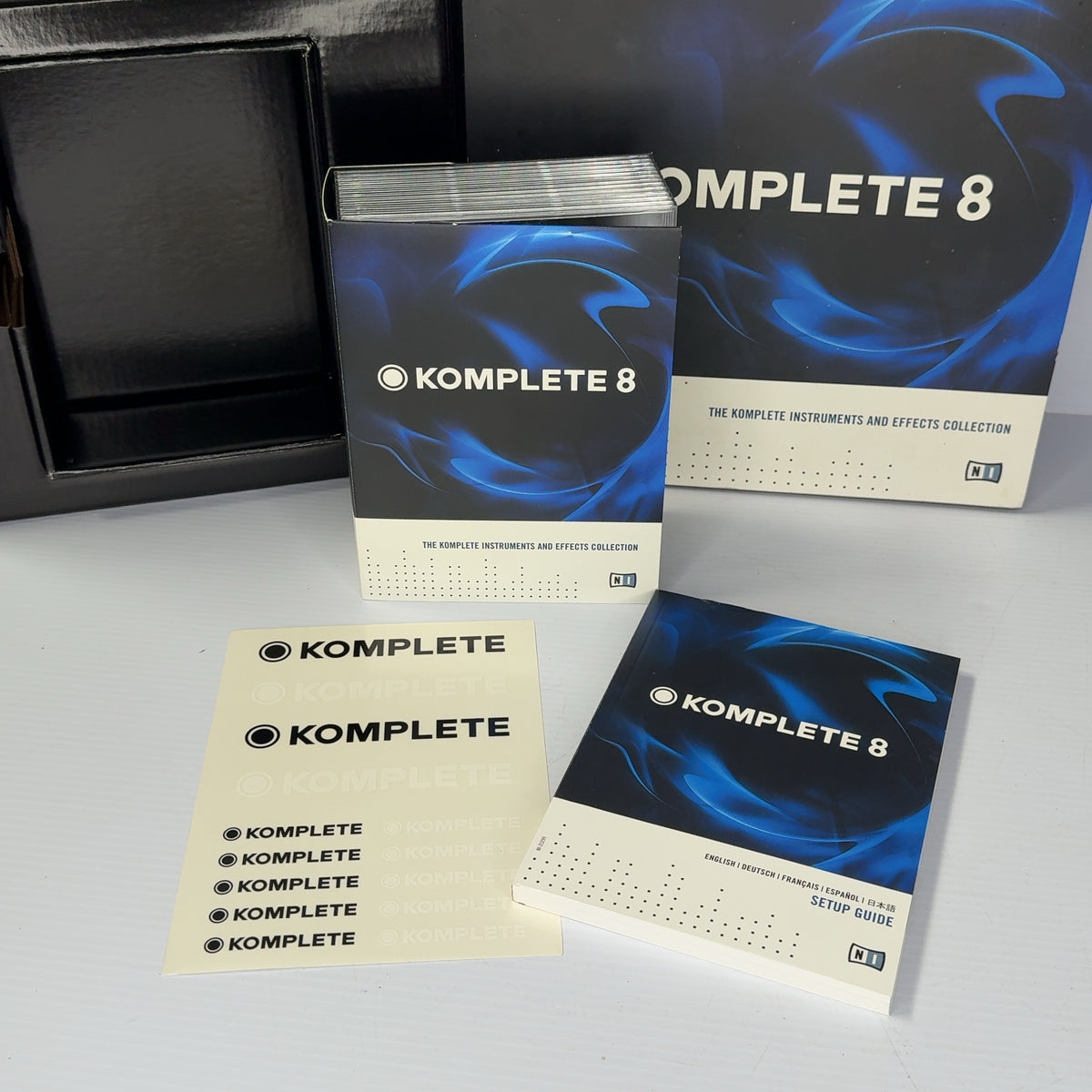 Native Instruments Komplete 8 w/ Serial Number, all Disks, Manual, + Stickers