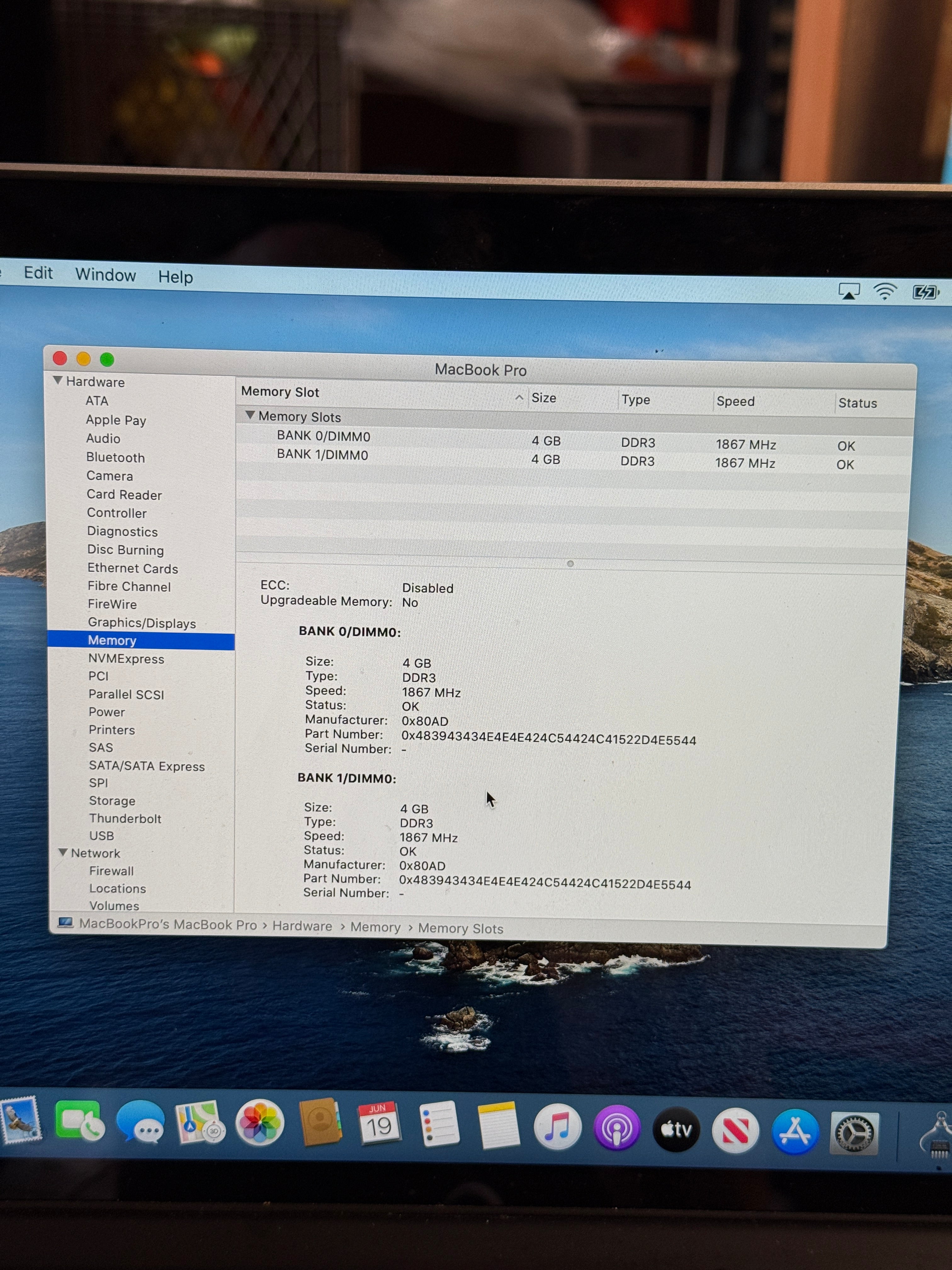 Apple 13" MacBook Pro A1502 E2015 I5 5257U 2.7GHz 8GB RAM 120GB SSD Monterey