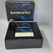 Native Instruments Komplete 8 w/ Serial Number, all Disks, Manual, + Stickers