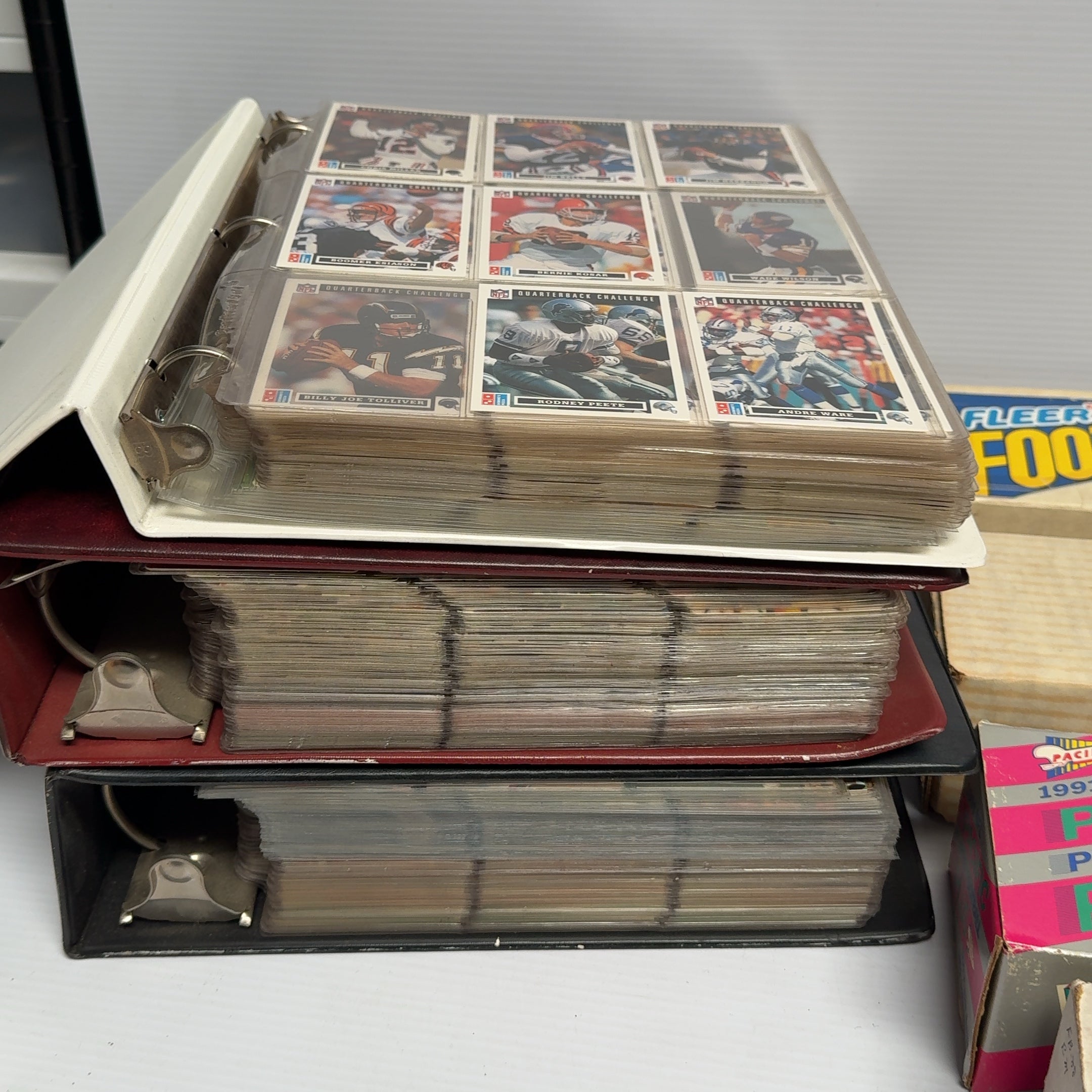 Huge Lot of NFL Football Cards Early 90's Mostly Fleer, Topps...