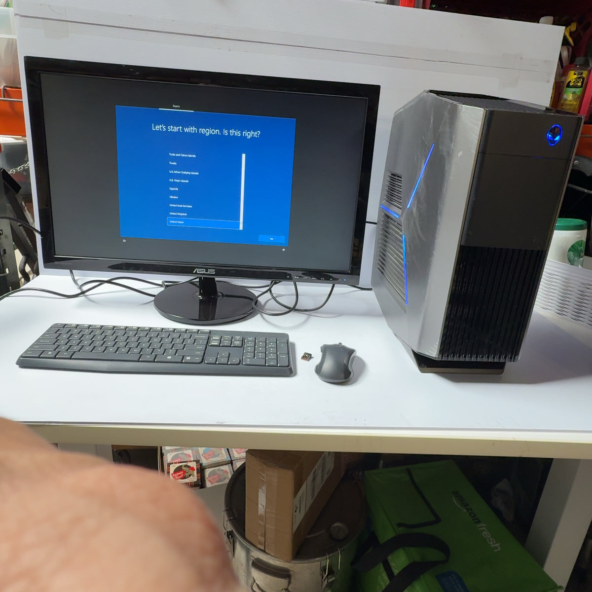 Alienware Aurora R7 Desktop Computer Core i5-8400 2.8GHz 116GB RAM 1TB HD