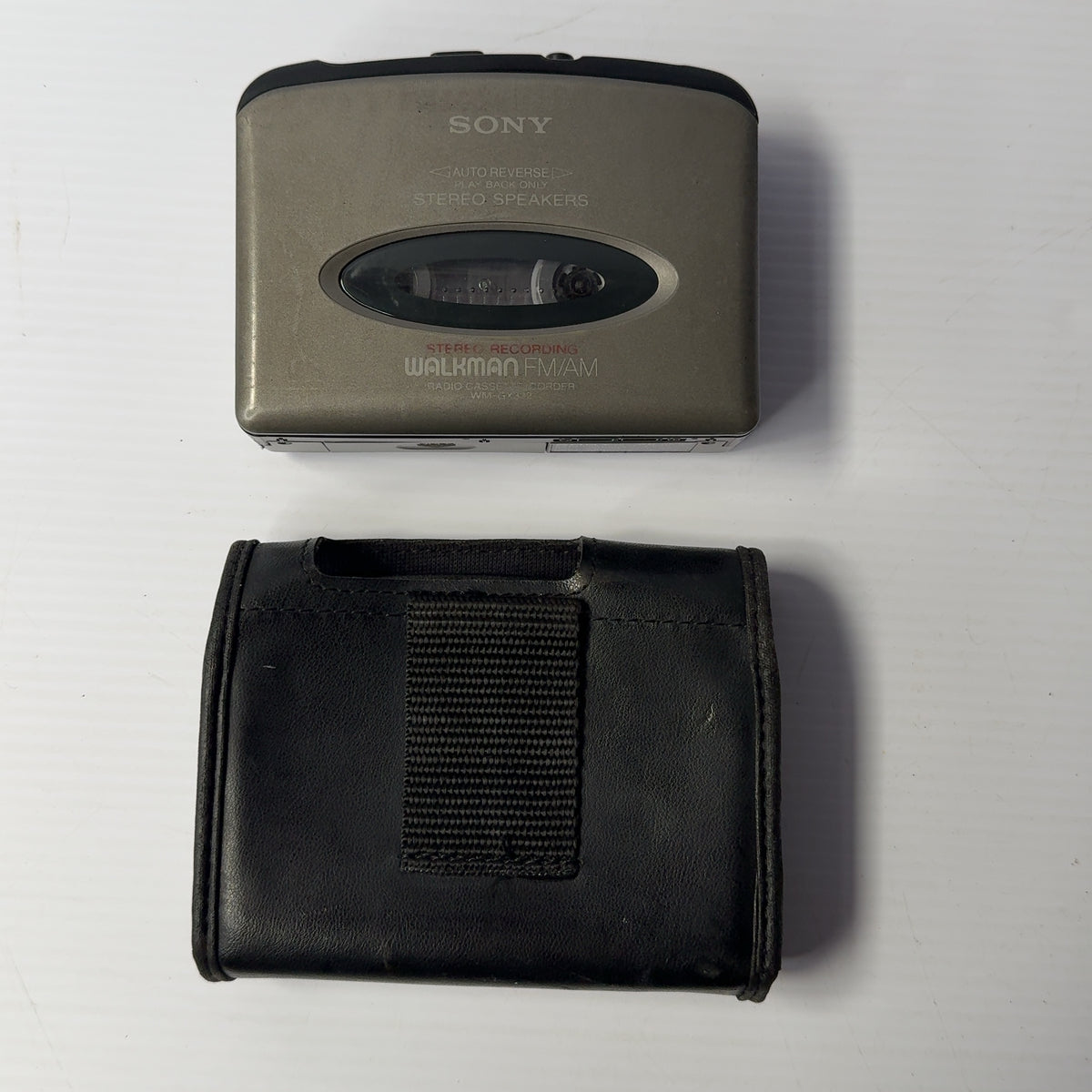 Sony WM-GX322 Walkman Radio Cassette Recorder w/ Case Tape Not Working