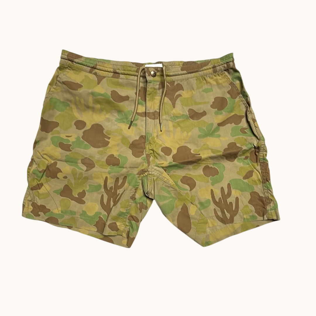 Taylor Stitch The Adventure Short in Camo Mens Sz. 36