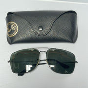 Vintage B&L Ray-Ban W0503 Black Explorer Aviator Sunglasses