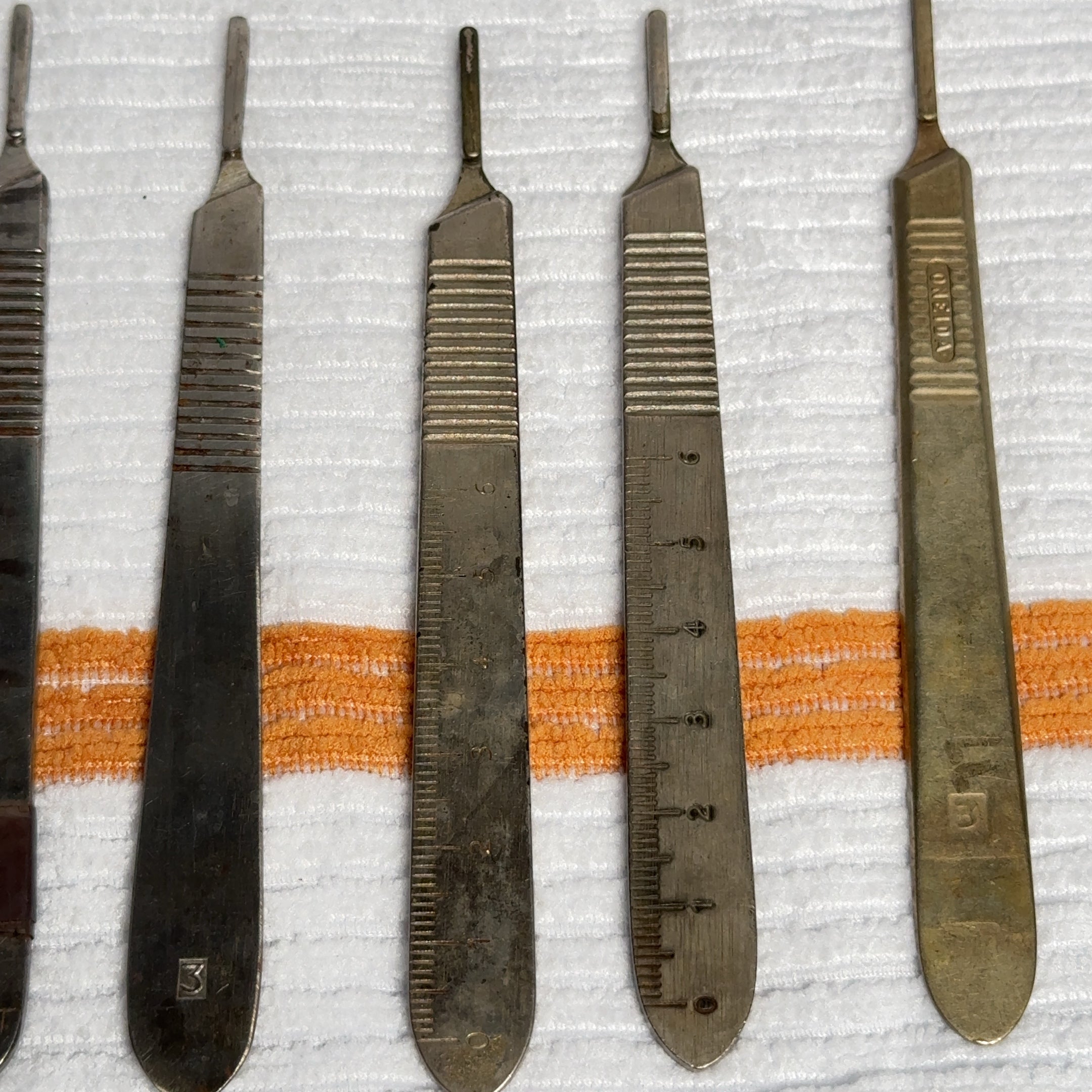 Lot of 6 - No. 3 Scalpel Handle Stainless Steel Surgical Instruments Oneida...