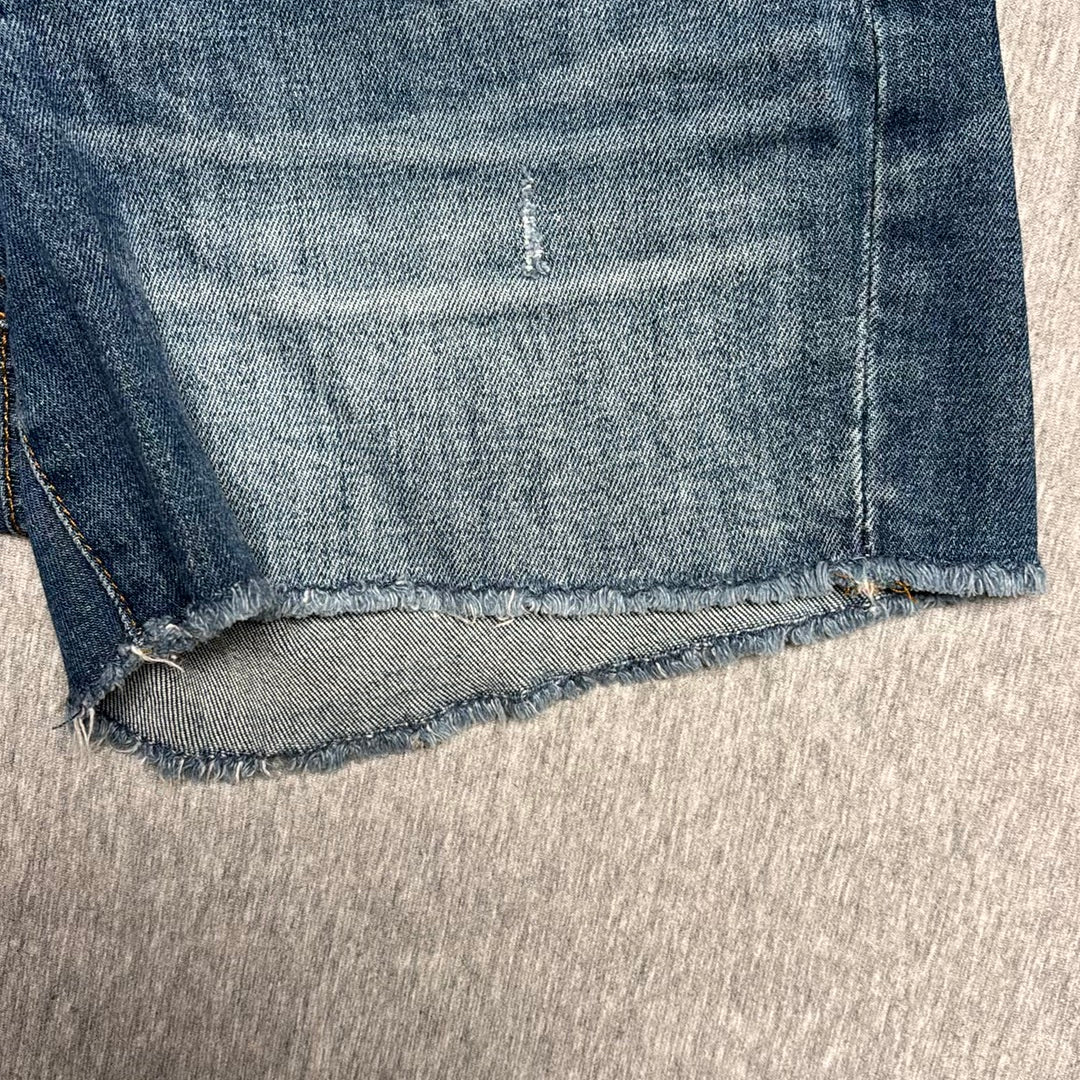 Madewell High-Rise Denim Shorts Raw Hem Sz. 24