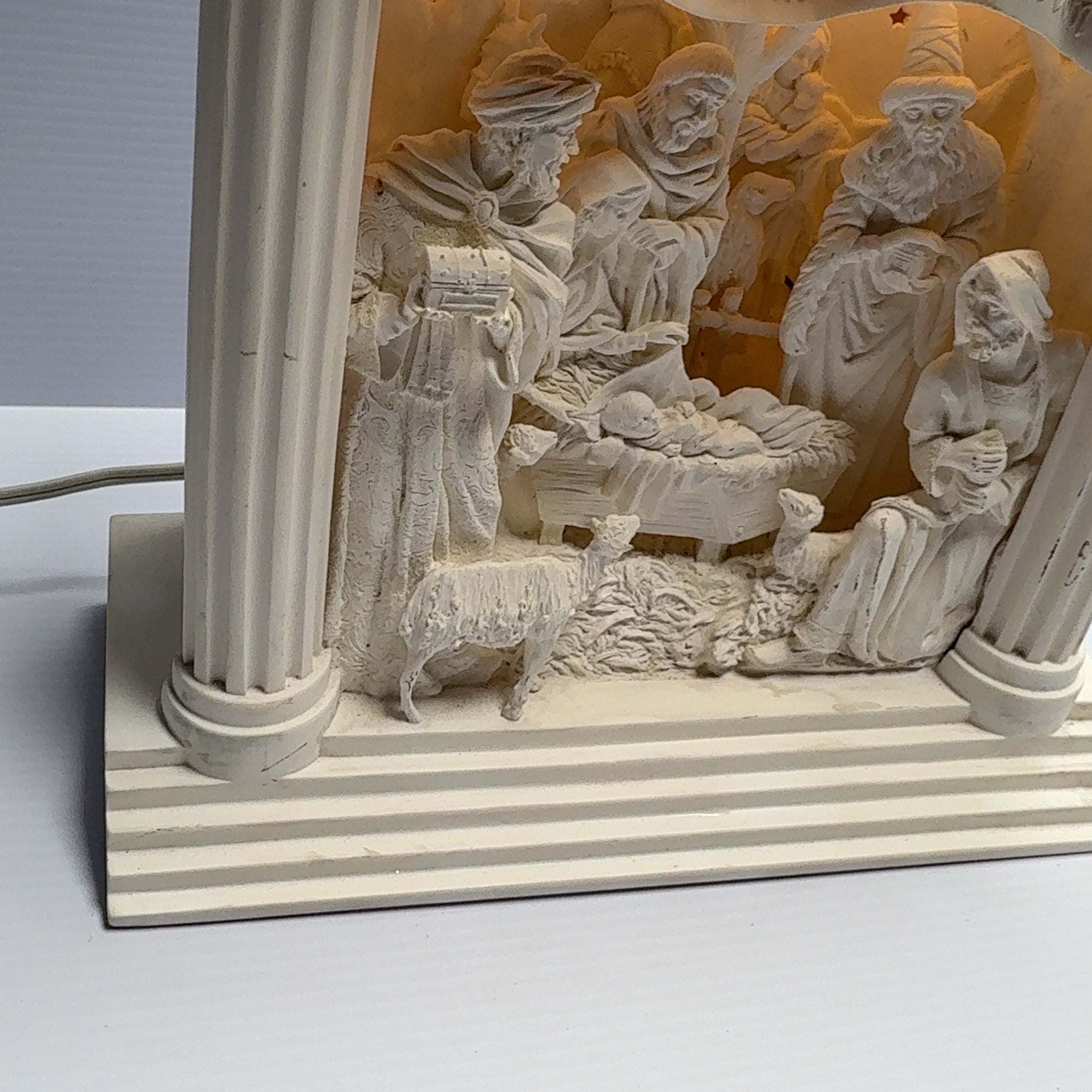 Department 56 Silhouette Treasures A Child is Born Lighted Nativity Scene 2000