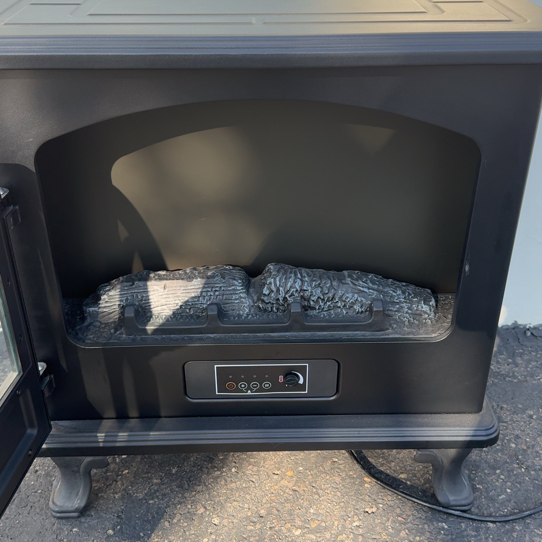 Duraflame DFS-750-1 25" Black Electric Stove Heater Fireplace
