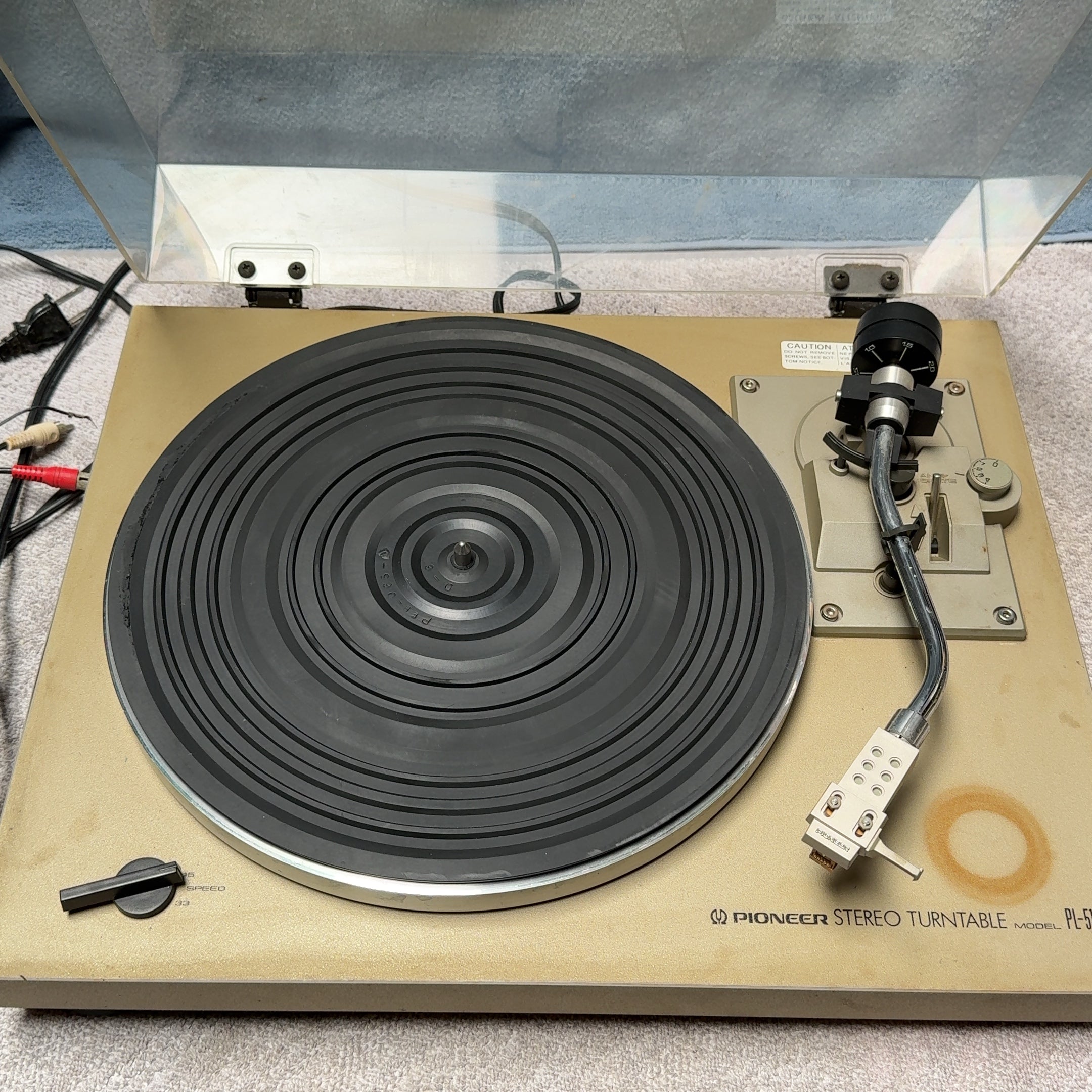 Pioneer Stereo Turntable PL-512 *WORKING*