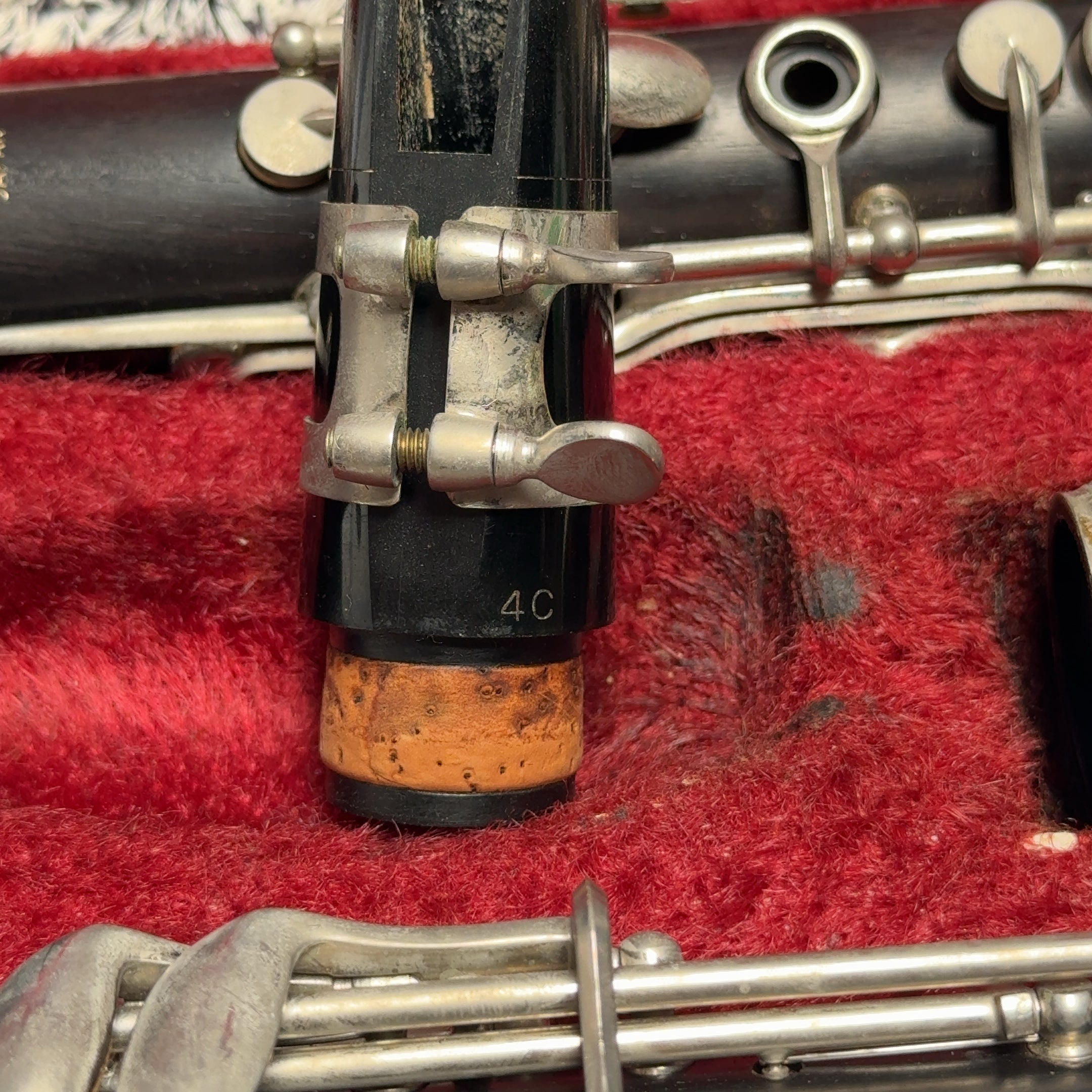 Yamaha Nippon Gakki YCL 34 Wood Clarinet With Mouthpiece + Original Hard Case