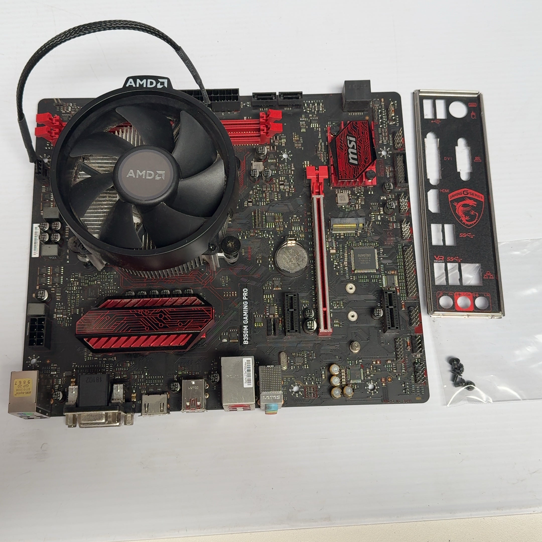 MSI B350M Gaming Pro Motherboard w/ AMD Ryzen 5 1600 3.2GHz CPU