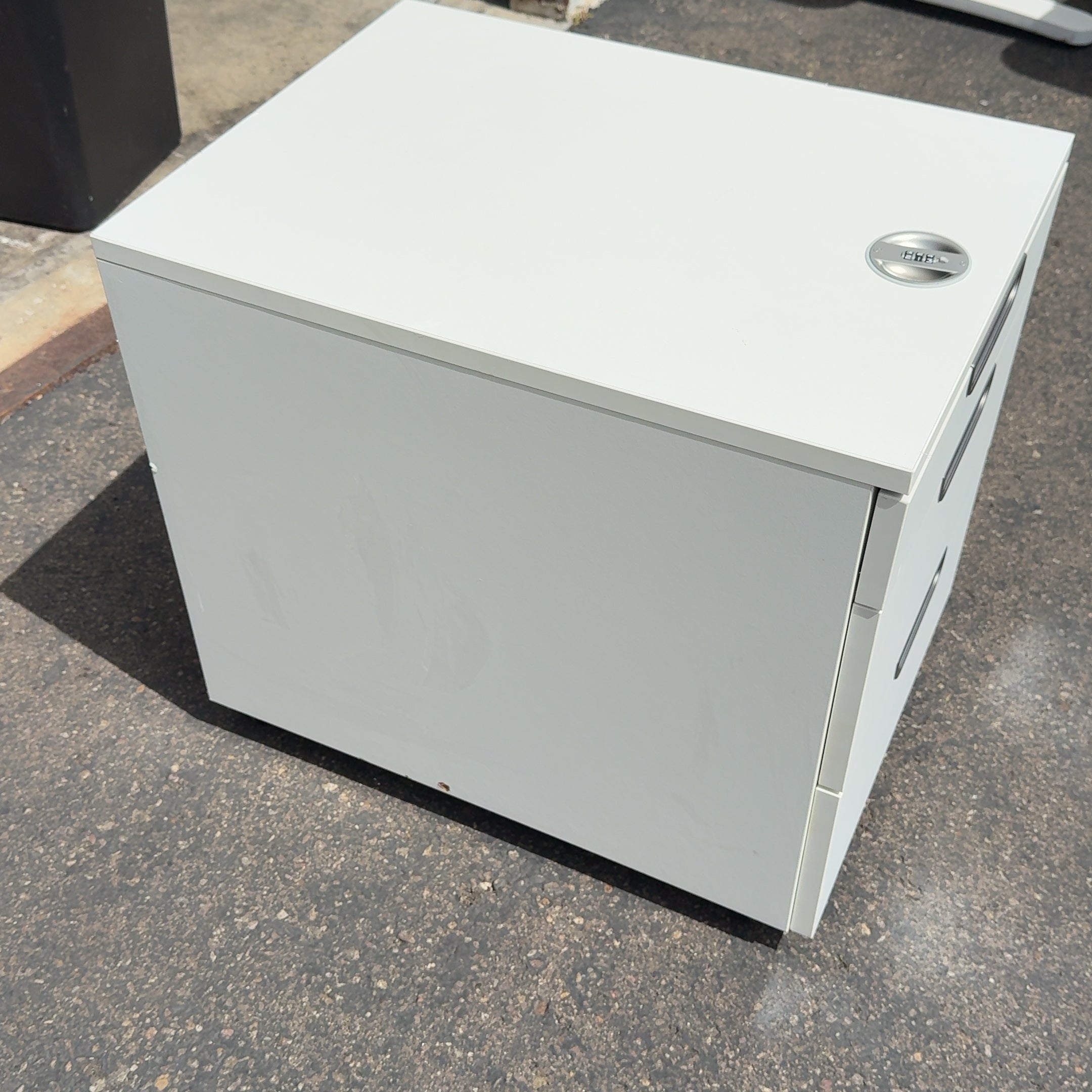 IKEA GALANT 3 - Drawer Unit On Casters White w/ Silver Hardware
