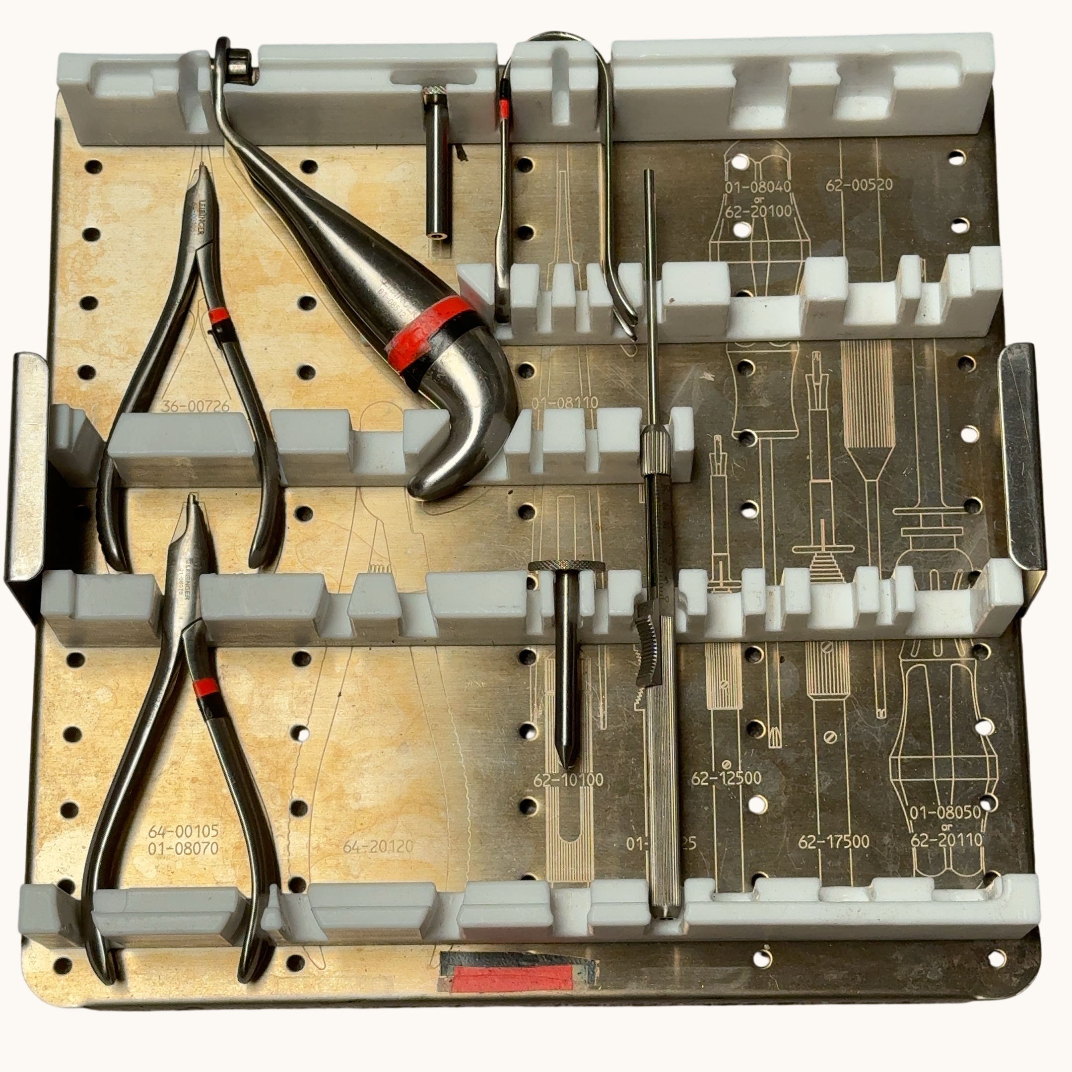 Leibinger Insert Tray Tool Holder w/ Tools
