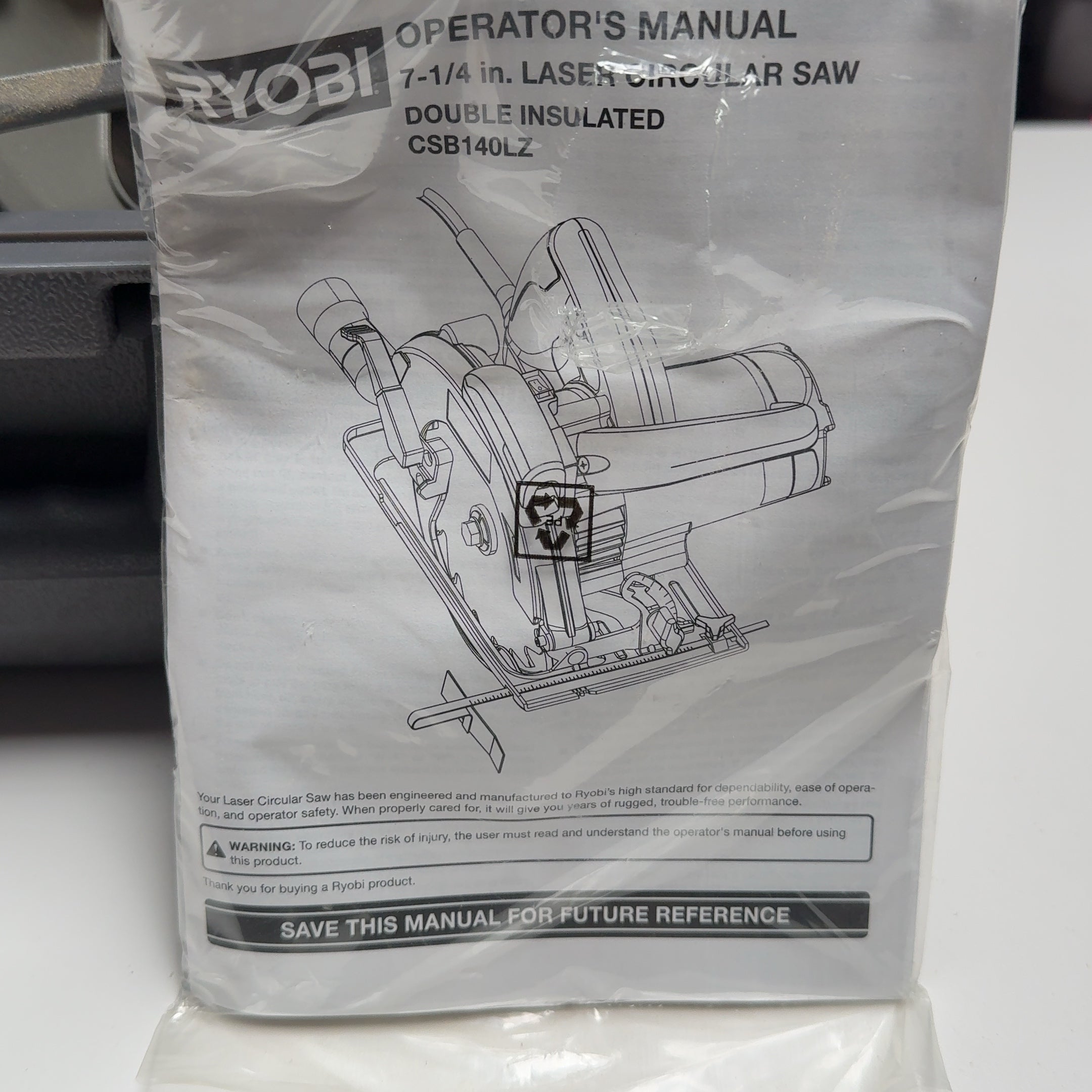 RYOBI 7 1/4" Circular Saw Corded in Case + New Extra Blades