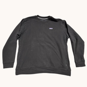Patagonia Uprisal Crew Sweatshirt Mens XXL Black Recycled P-6 Logo Pullover